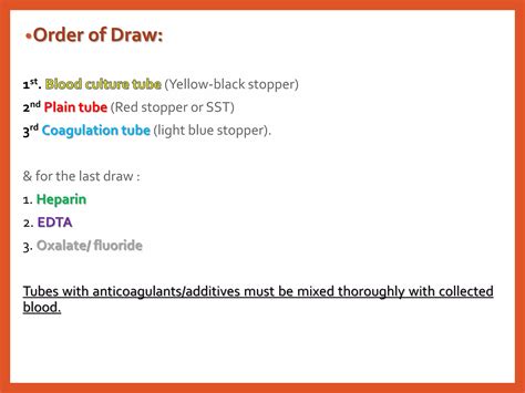 Blood Collection And Anticoagulants Ppt