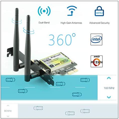 Ziyituod ZYT AX200 PCIe Based Wireless WiFi Network Adapter