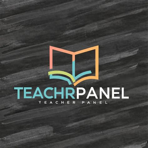 Logo Design For Teacher Panel Symbolizing Education With Clarity On A