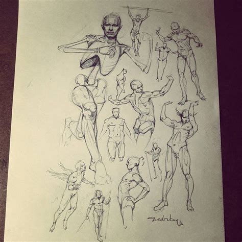 Sketches from imagination anatomy design illustration ilüstrasyon