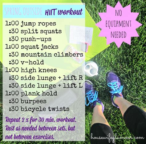 Spring At-Home HIIT Workout | Life In Leggings