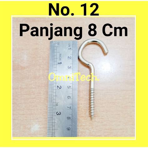 Jual Hook Sekrup Skrup Kapstok Cantolan Burung Tanda Tanya No Buka