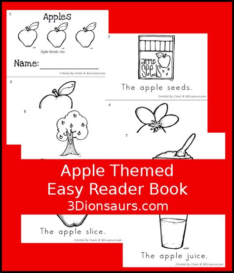 Apple Easy Reader Book Set 6 Apple Easy Reader Books 3 Dinosaurs