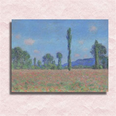 Claude Monet - Poppy Field - Paint by Numbers – Painting By Numbers Shop