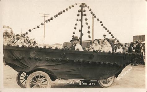 Guaymas Carnival Float Mexico Hopkins Postcard