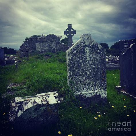 Irish Graveyard Photograph by Suzanne Lorenz | Fine Art America