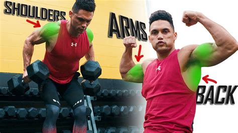 Shoulders Chest And Back Full Upper Body Workout Youtube