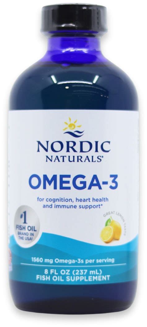 Nordic Naturals Omega-3 1560mg Lemon Flavour 237 ml | medino