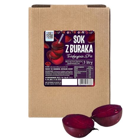 Sok Z Kiszonego Buraka Kiszony Burak Zakwas 3L Naturalny 14687385711