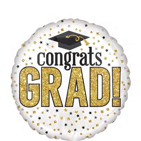 Congrats Grad Sparkle Balloon Gonzales Party Store