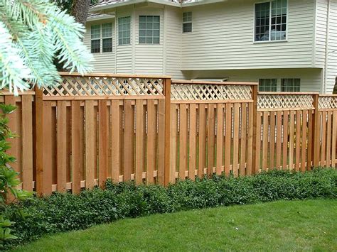 cedar fence  lattice top  william moser blog