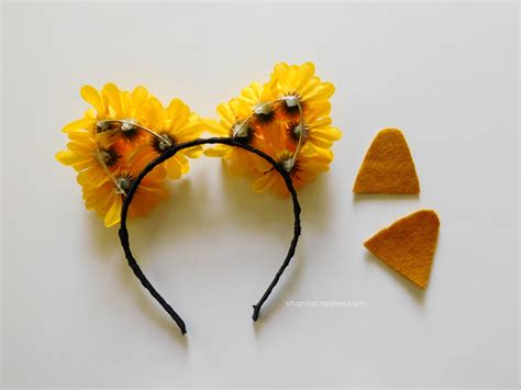 DIY Flower Cat Ears – Sharifa Creates