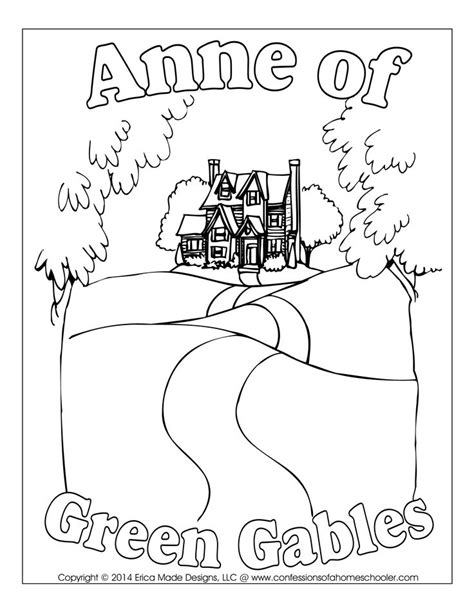 Anne Of Green Gables Coloring Page Printable Coloring Pages