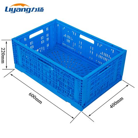 Heavy Duty Logistics Warehouse Turnover Moving Mesh Folding Stackable