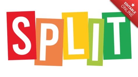 split text effect generator