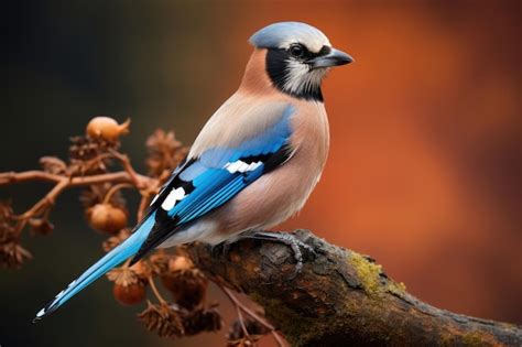 Premium Photo Eurasian Jay Garrulus Glandarius