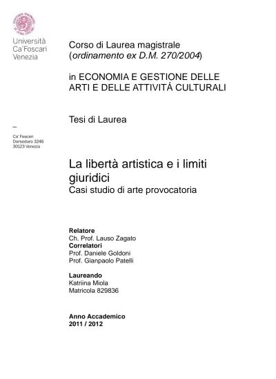 Il caso Müller c Svizzera La Corte Europea e alcuni casi studio sulla