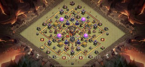 Best Anti 2 Stars War Base Th10 With Link Hybrid 2023 Town Hall Level 10 Cwl Base Copy 56