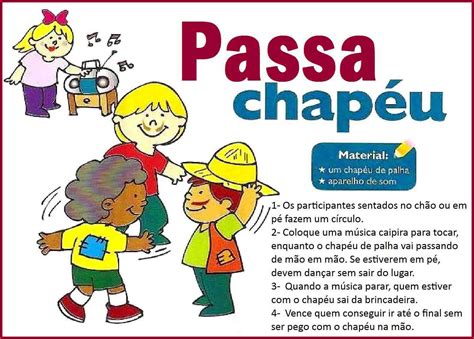 Pedag Giccos Brincadeira Para Festa Junina Passa Chap U