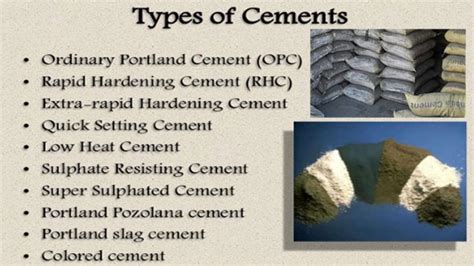 Concrete Cement How To Make Cement Most Common Types Of Cement