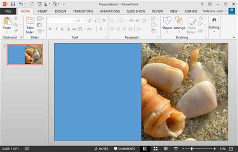 Add Slide Background Fill to Shapes in PowerPoint 2013 for Windows