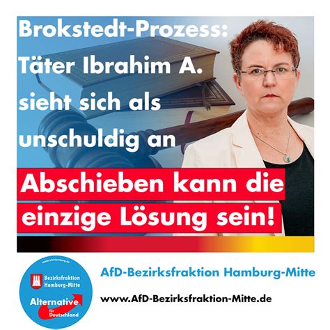 Brokstedt Prozess T Ter Ibrahim A Sieht Sich Als Unschuldig An Afd