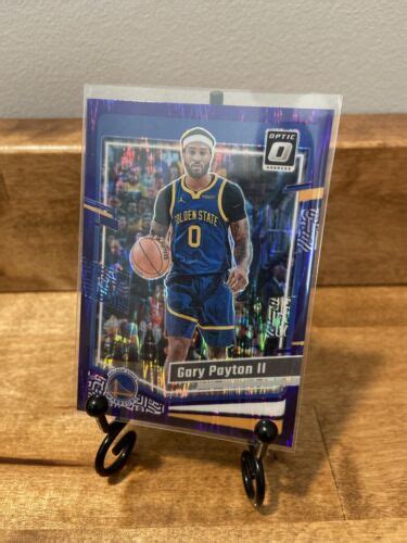 Gary Payton Ii Donruss Optic Purple Shock Prizm Golden State