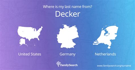 Decker Name Meaning and Decker Family History at FamilySearch