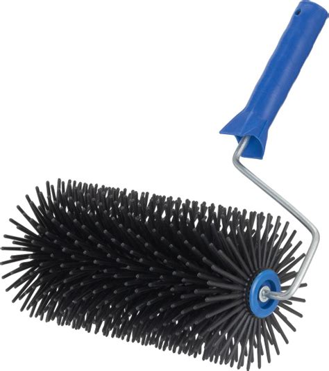 Игольчатый валик 300 мм, 123 мм, черный, с рукояткой купить по выгодной ...