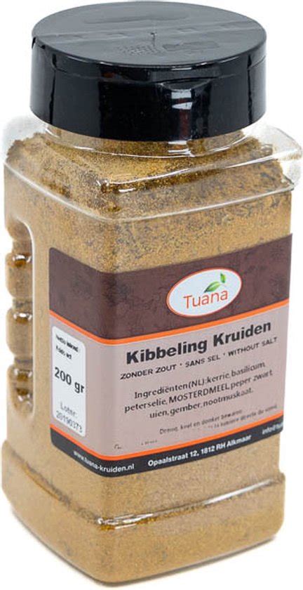 Tuana Kruiden Kibbeling Kruiden Mp0133 200 Gram