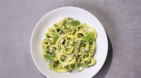 Courget Met Pesto