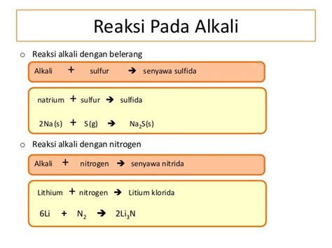 kimia unsur logam alkali