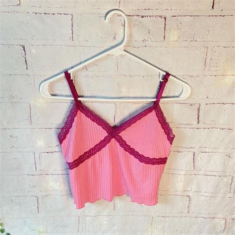 Wild Fable Womens Pink Crop Top Depop