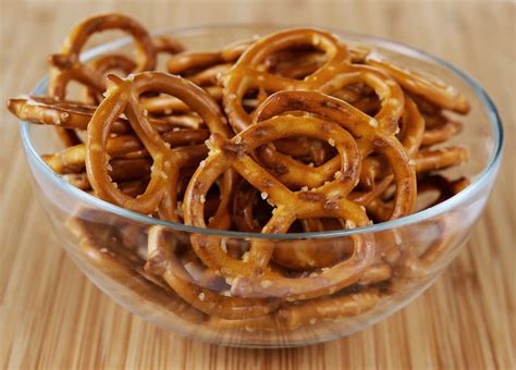 Pretzels In Bowl Prepared Food Photos Inc