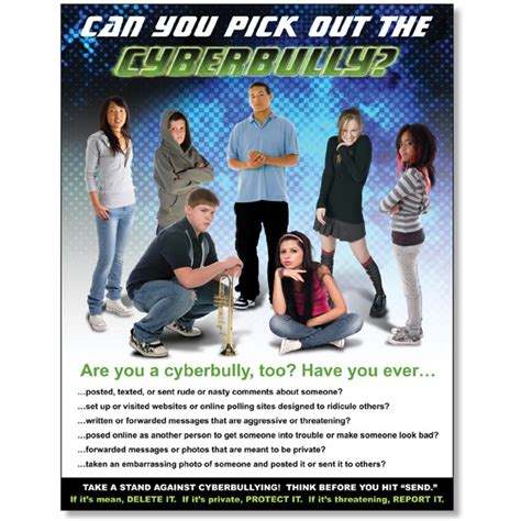 Cyberbullying Quick-Study Poster - Educational Outfitters
