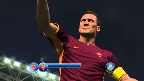 Pro Evolution Soccer Demo Totti Selfie Celebration Youtube