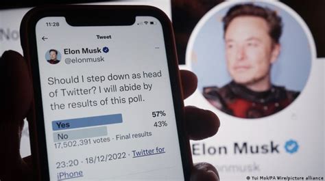 Usuarios están a favor de que Elon Musk renuncie como jefe de Twitter