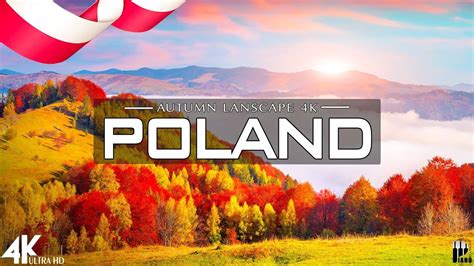 POLAND 4K Autumn Aerial Film Calming Piano Music Autumn Landscape