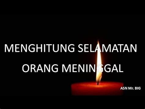 Simak 10 Cara Menghitung Selamatan Orang Meninggal Dengan Excel Riset