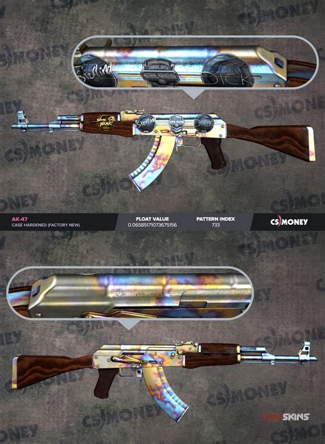 Pattern Rank On Ak 47 Case Hardened And Price Value Broskins Cs 2