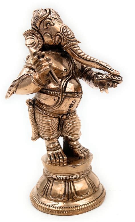 Bhunes Bronze Ganesha Idols Panchadhatu Sitting Ganesh Ki Murti