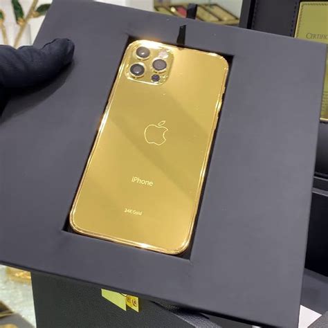 Custom Apple Iphone Pro Max Gb K Solid Gold The Lux Group