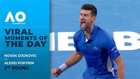 Novak Djokovic Vs Alexei Popyrin Australian Open Th January