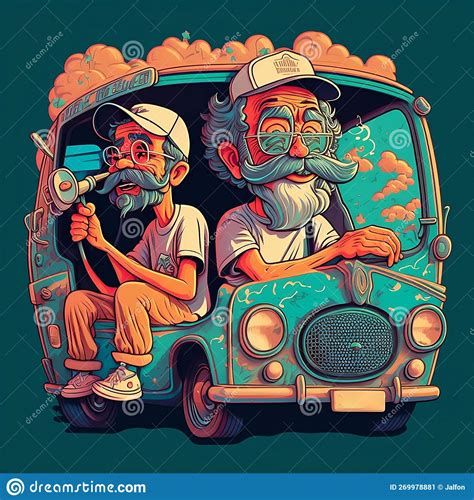 Cheech And Chong Cartoon Drawing