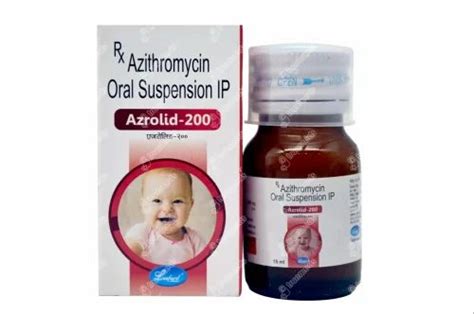 Azrolid 200 Azithromycin Oral Suspension IP 200mg 5ml At Best Price In