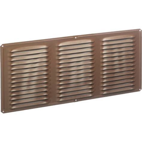 Air Vent 16 In X 6 In Brown Aluminum Under Eave Vent 84217 16inx6in Harris Teeter