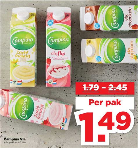 Campina Vla Aanbieding Bij PLUS 1Folders Nl