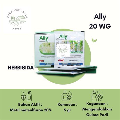 Jual Ally 20 WG 5 Gr Herbisida Pengendali Gulma Tanam Padi Di