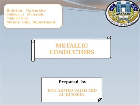 (PPTX) Metallic conductor - DOKUMEN.TIPS