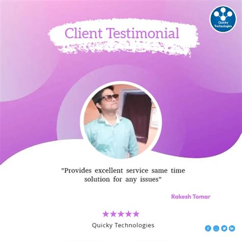 Client Testimonial Instagram Post Postermywall